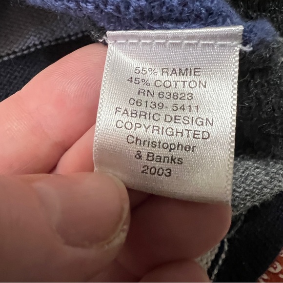 Vintage Checkered Cardigan S - Picture 5 of 8